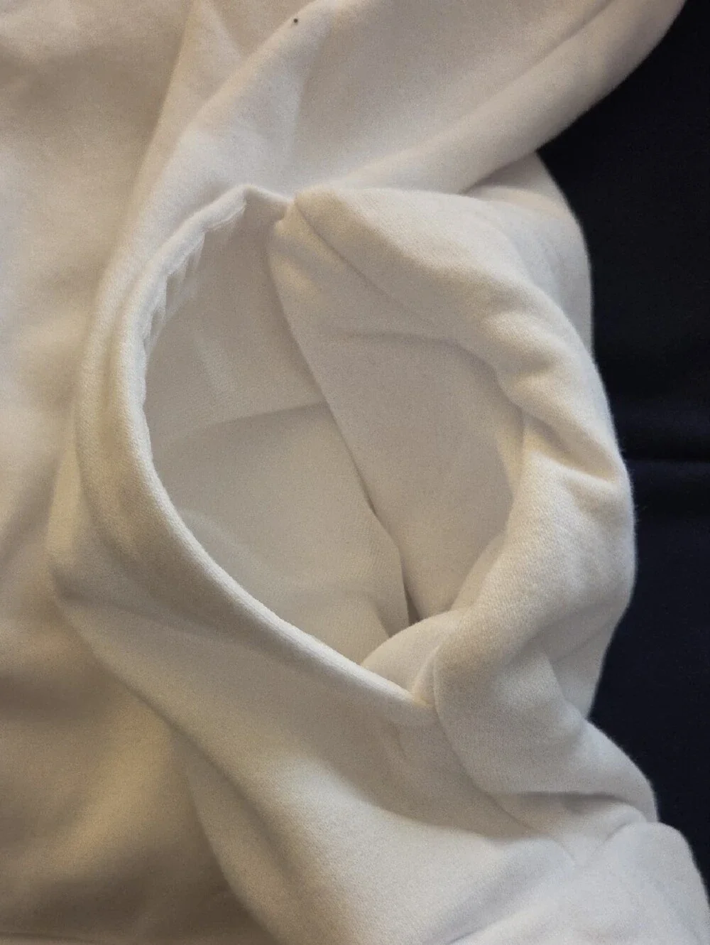 Adidas Mens White And Black Hoodie